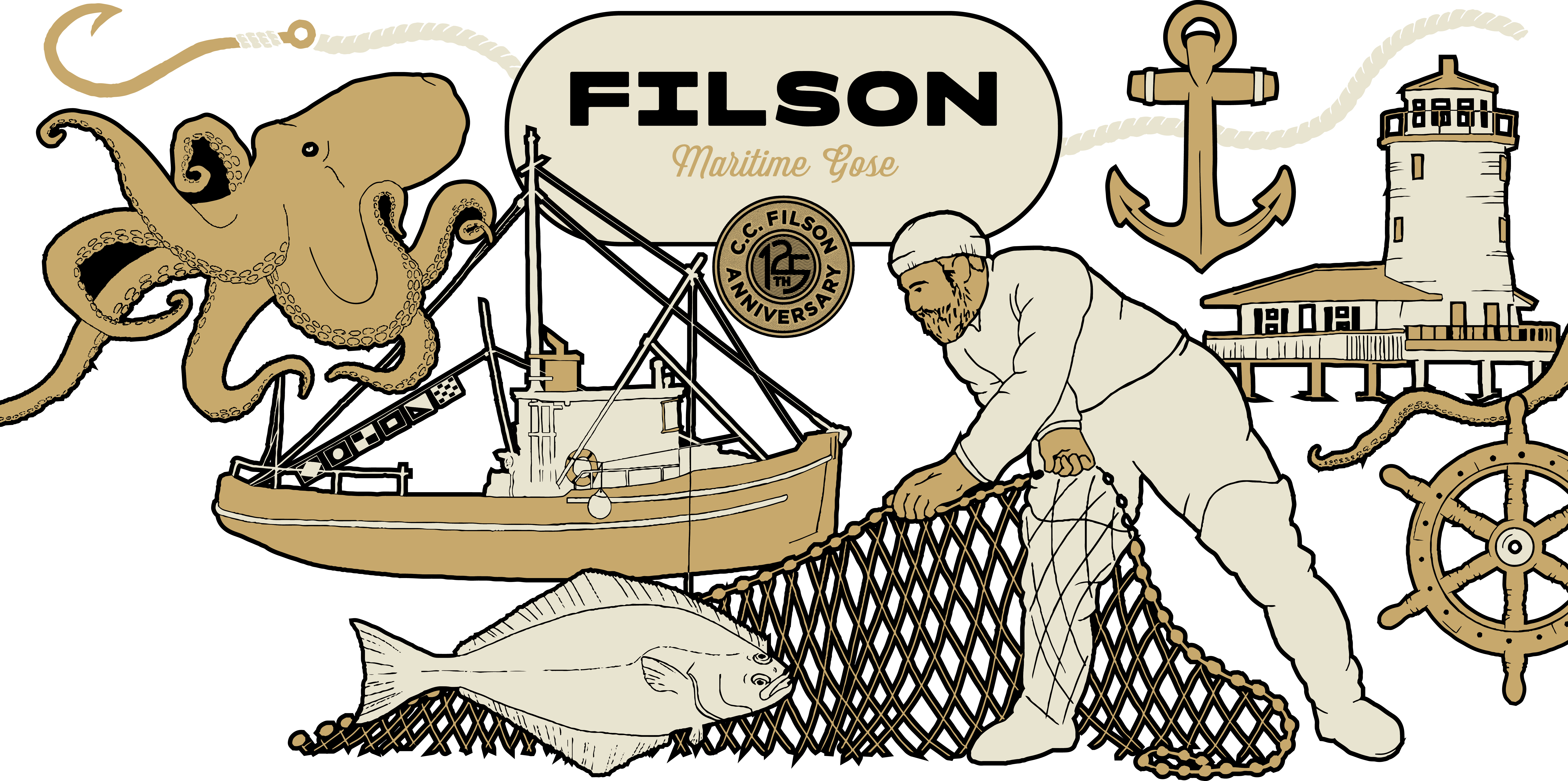 Filson Maritime Label Art
