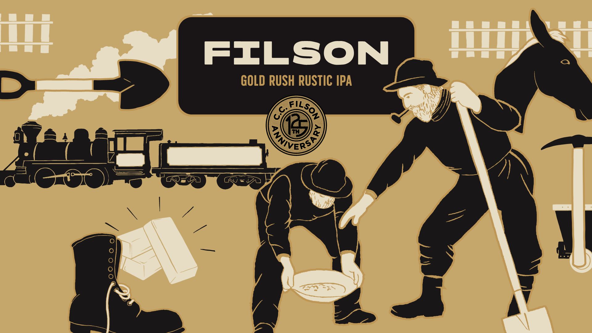 Filson Gold Rush Full Label Art