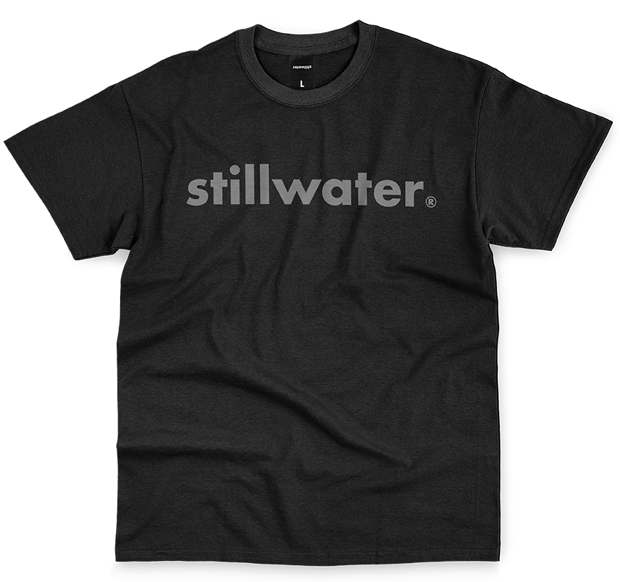 stillwater® logo t-shirt in black