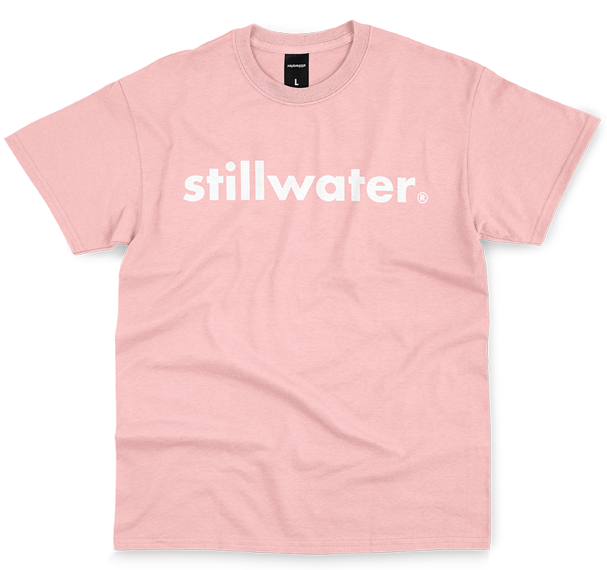 stillwater® logo t-shirt in pink