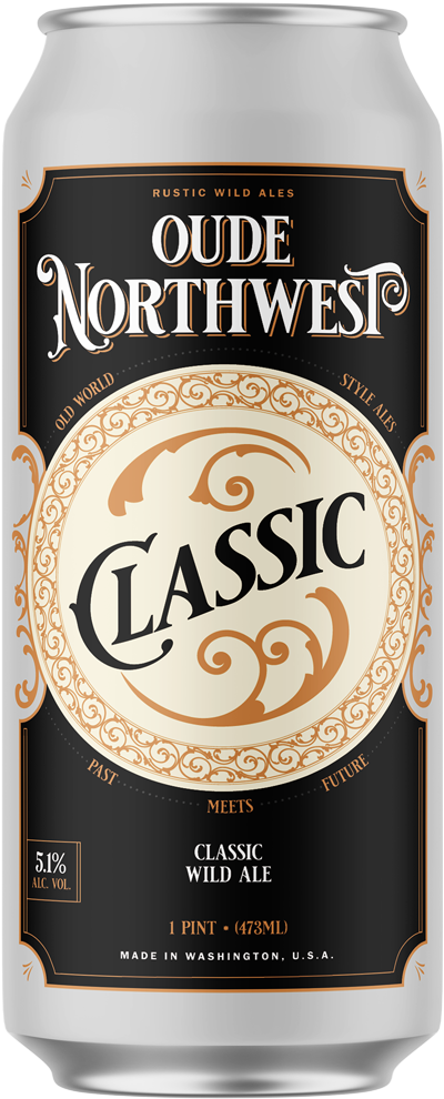 Classic Wild Ale 16oz Can Label by Oude Northwest